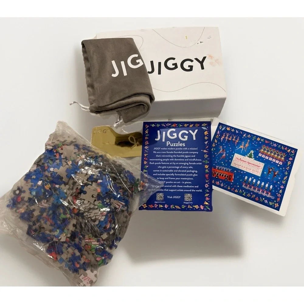 Jiggy Puzzle Rockettes Bag,‎ Glue NIB